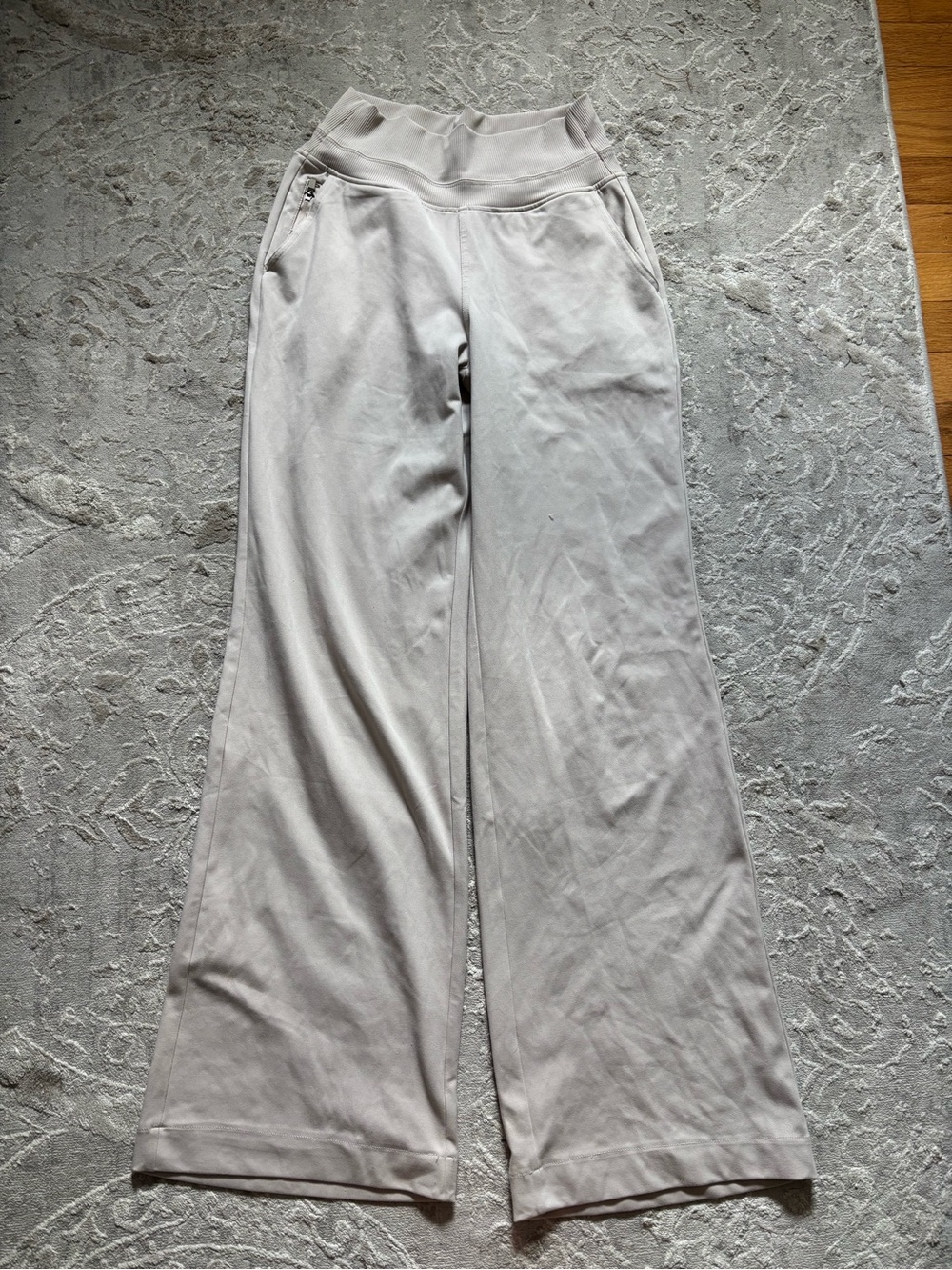 Wide leg workout pants